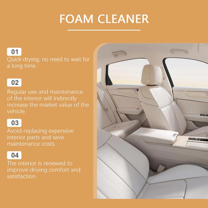 多目的フォームクリーナースプレー、車内クリーニング、革クリー - Leather Cleaner Interior のレビューと価格